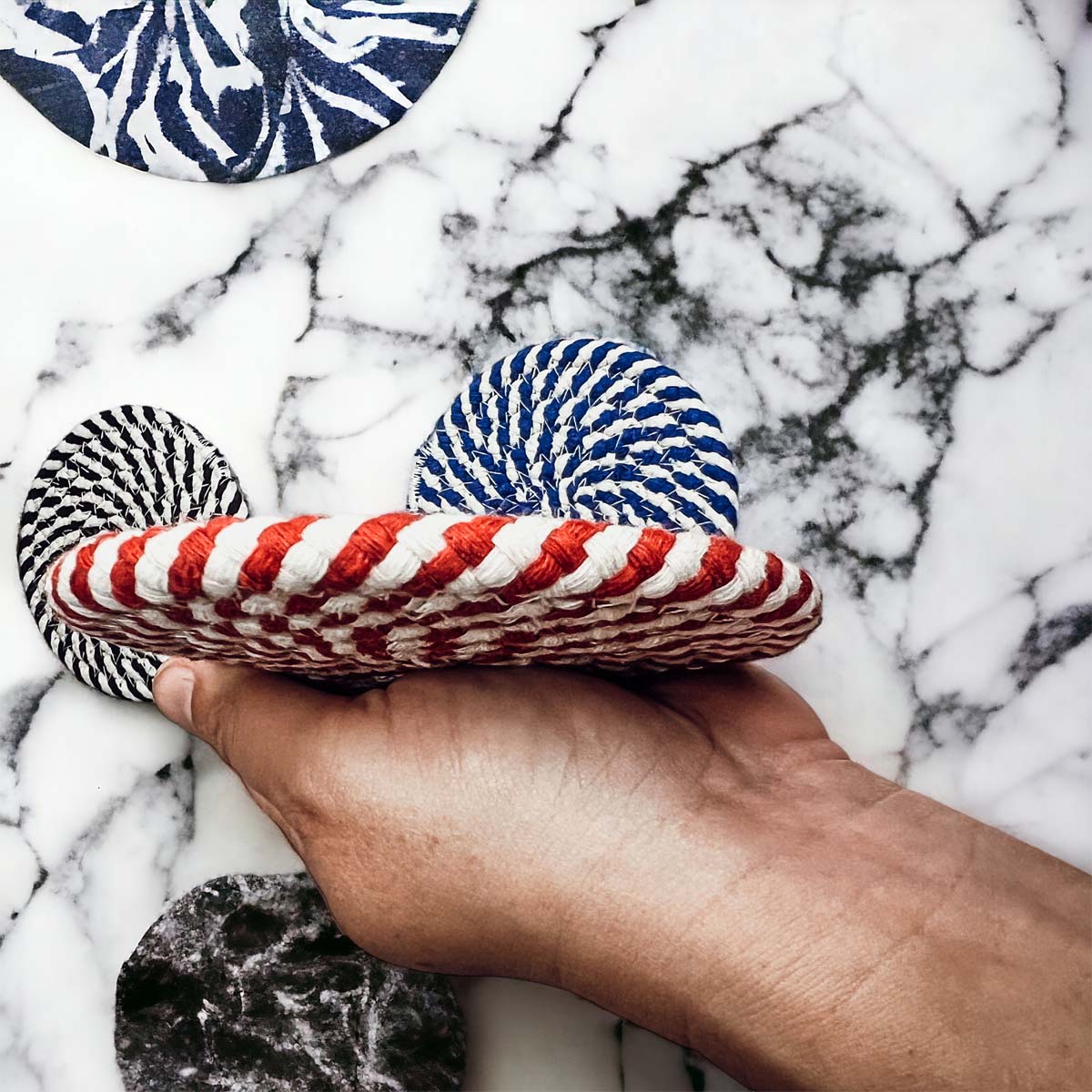 Candy Cane Coaster 4pk