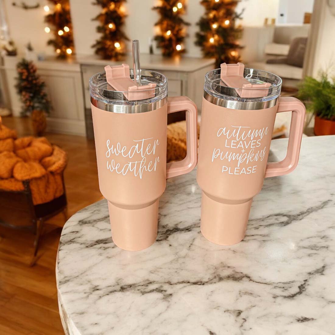 Where to get cute 40 oz tumblers for fall birthday gifts?