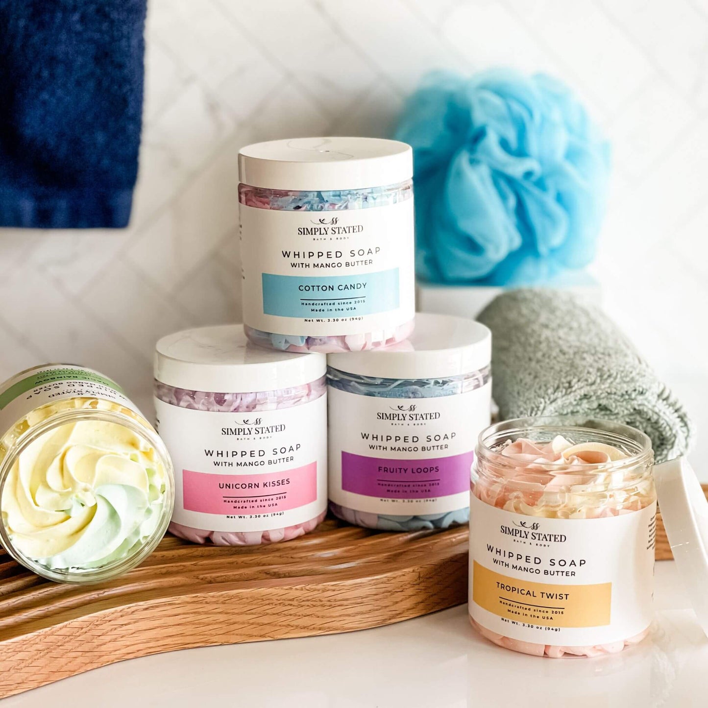 Unicorn Kisses Kids Whipped Soap