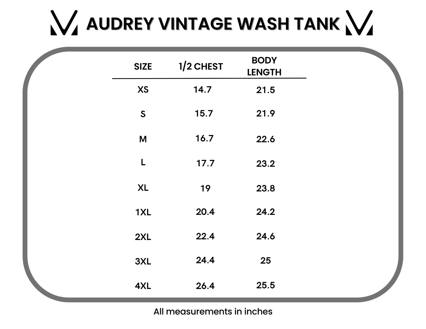IN STOCK Audrey Vintage Wash Tank - Blue