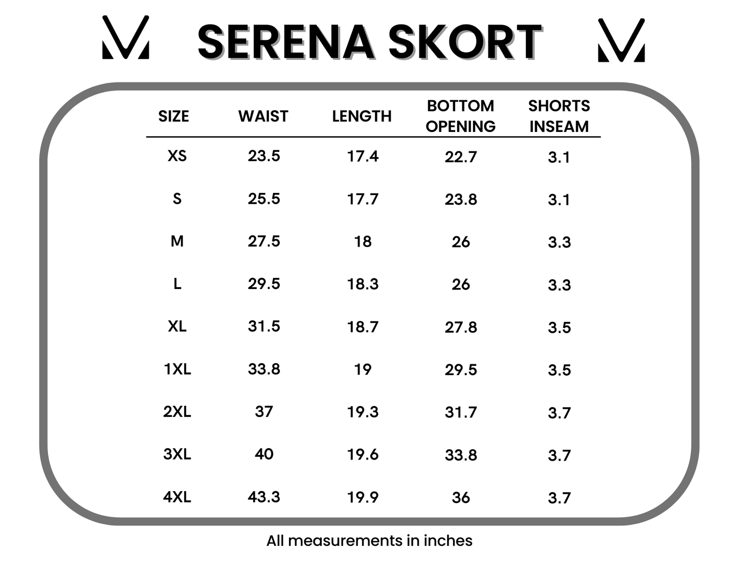 IN STOCK Serena Luxe Skort - Black