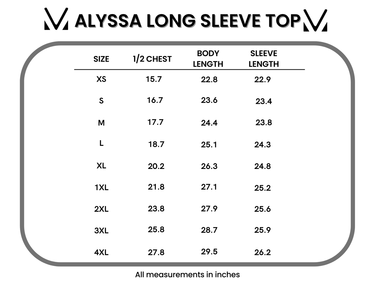 IN STOCK Alyssa Long Sleeve Top - Blushwood Floral