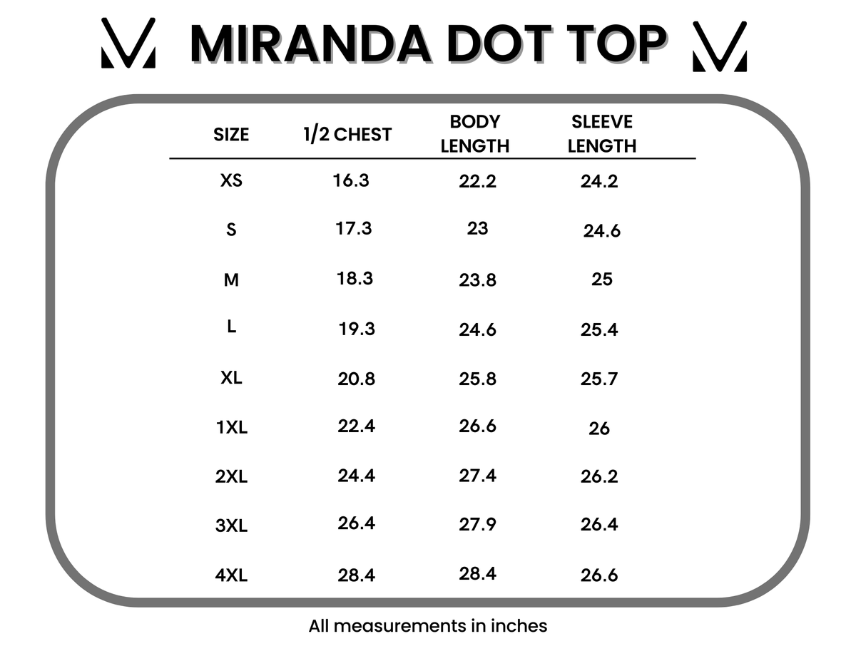 IN STOCK Miranda Dot Top - White
