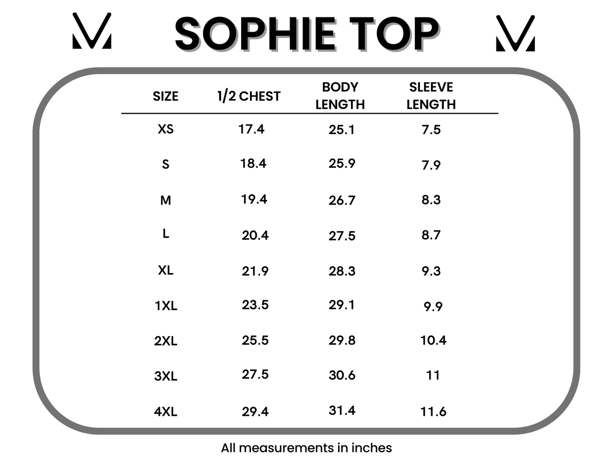 IN STOCK Sophie Top - Autumn Watercolor