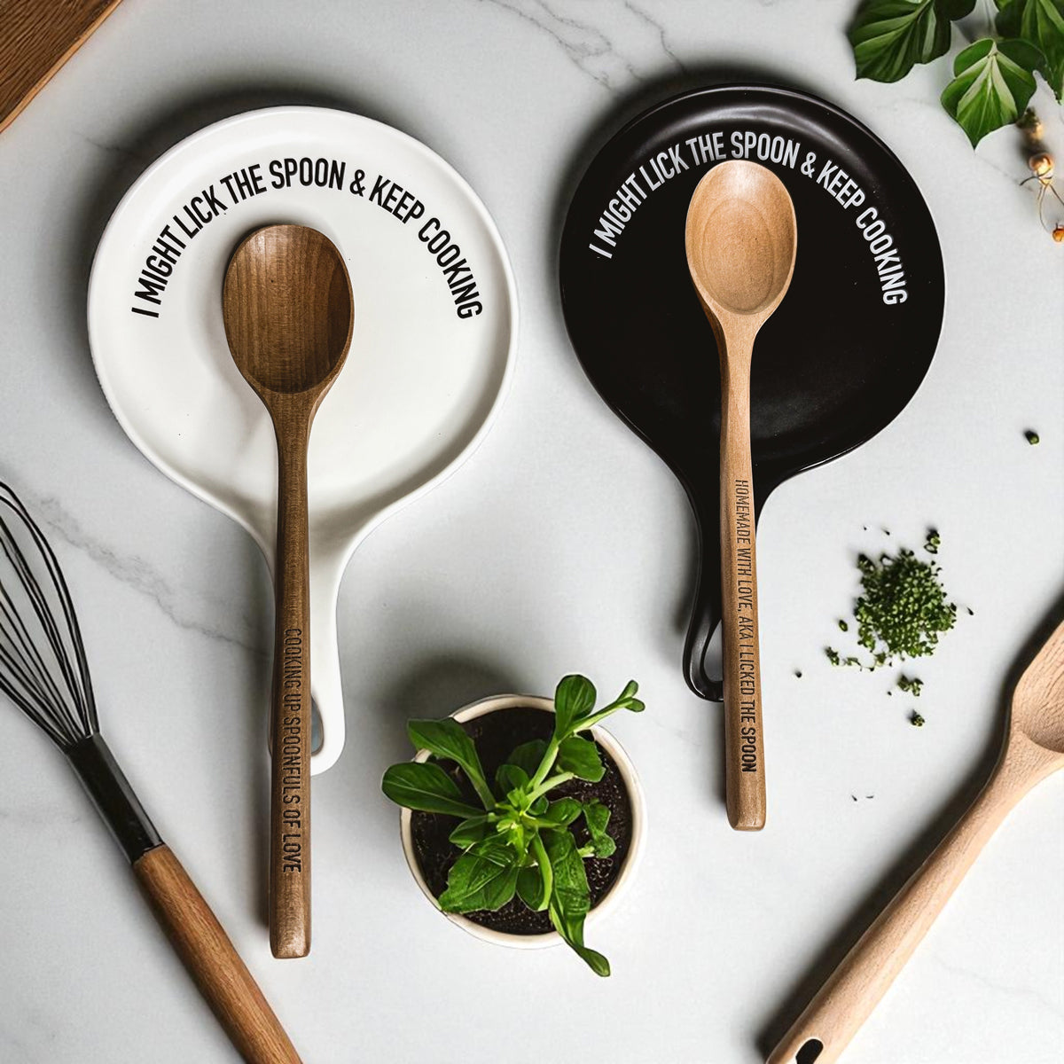 Kitchen accessory with bold personality - ceramic spoon rest for gift giving
Funny kitchen organization
Mom humor kitchen gifts
Unique cooking tools
Kitchen conversation pieces