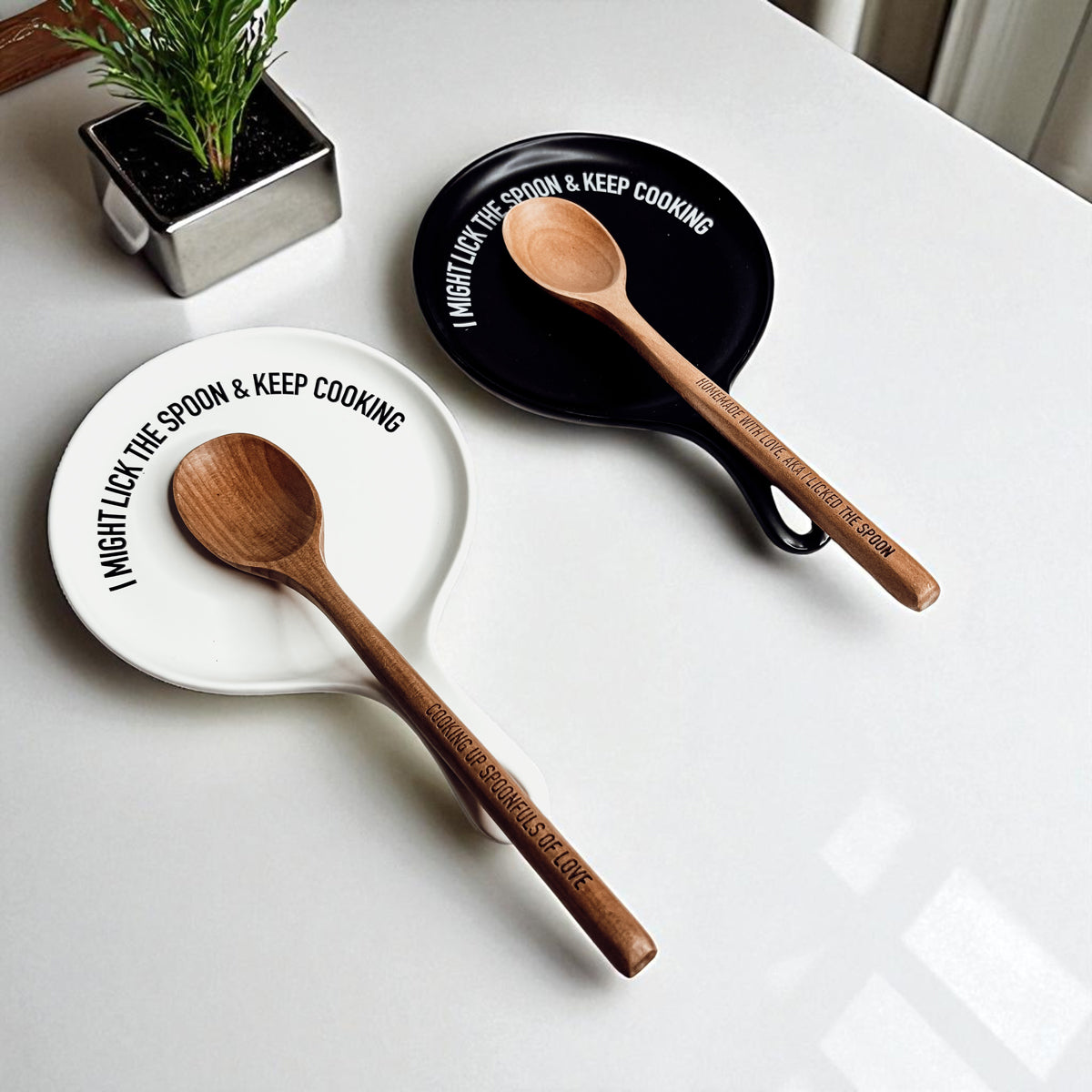 Baking gifts for mom ceramic spoon rest - Funny kitchen accessories - Cooking utensil holder
Kitchen accessories for cooking spoon rest - Funny ceramic utensil holder - Baking decor gift