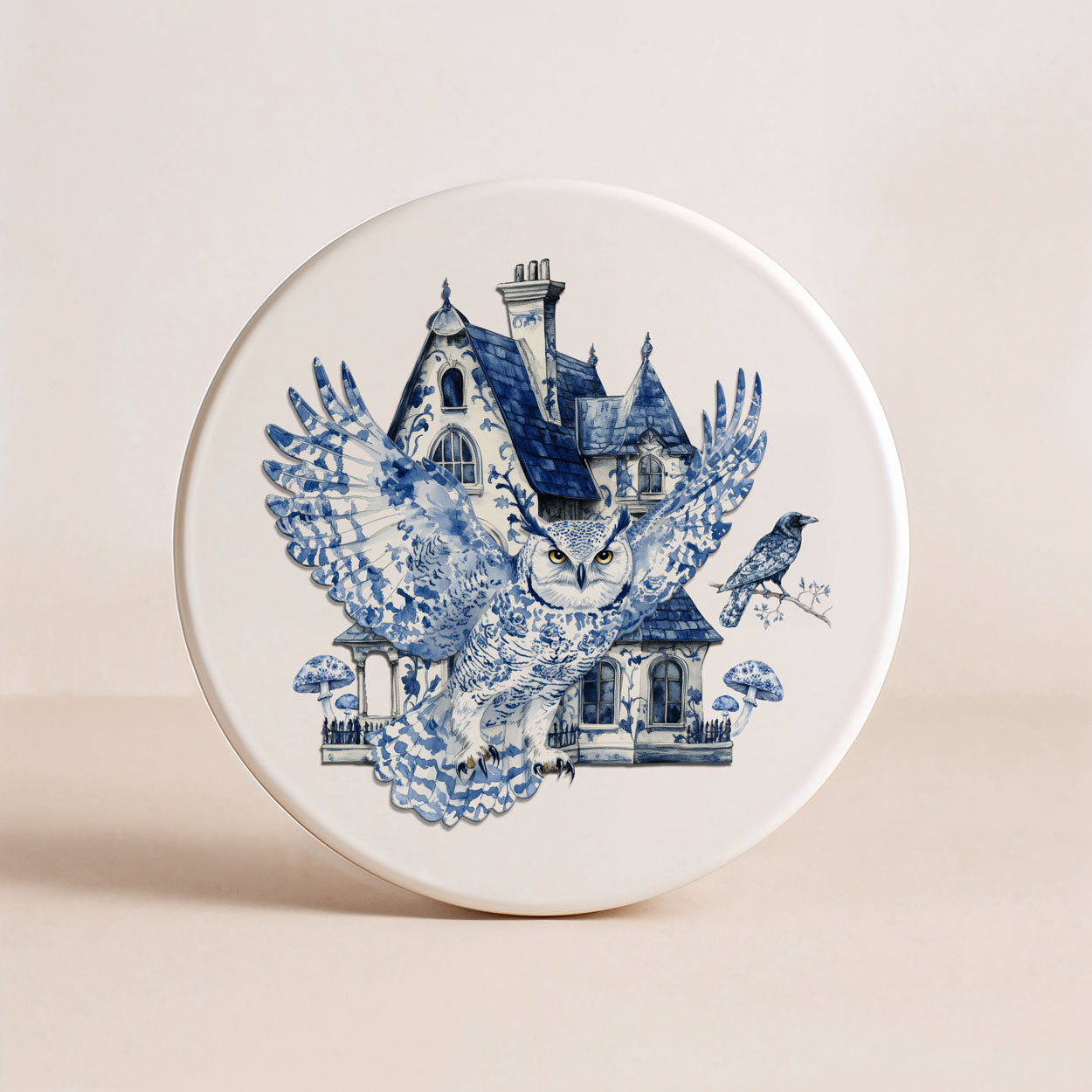 Chinoiserie Halloween Coasters