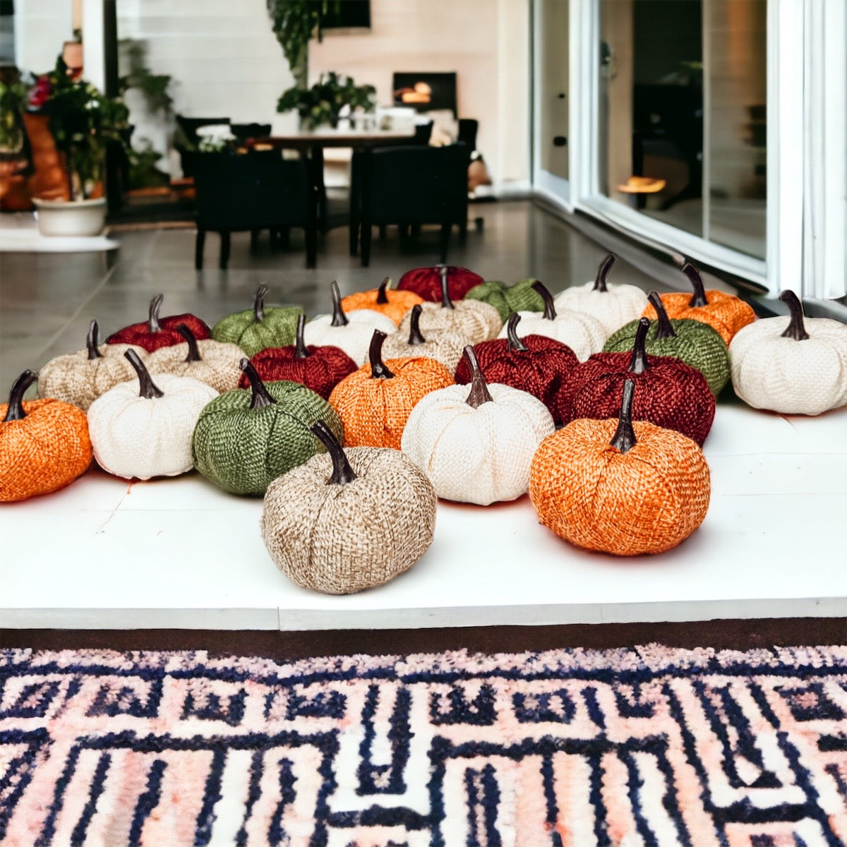 Fabric Pumpkin Decorations, Mini Pumpkins for home
