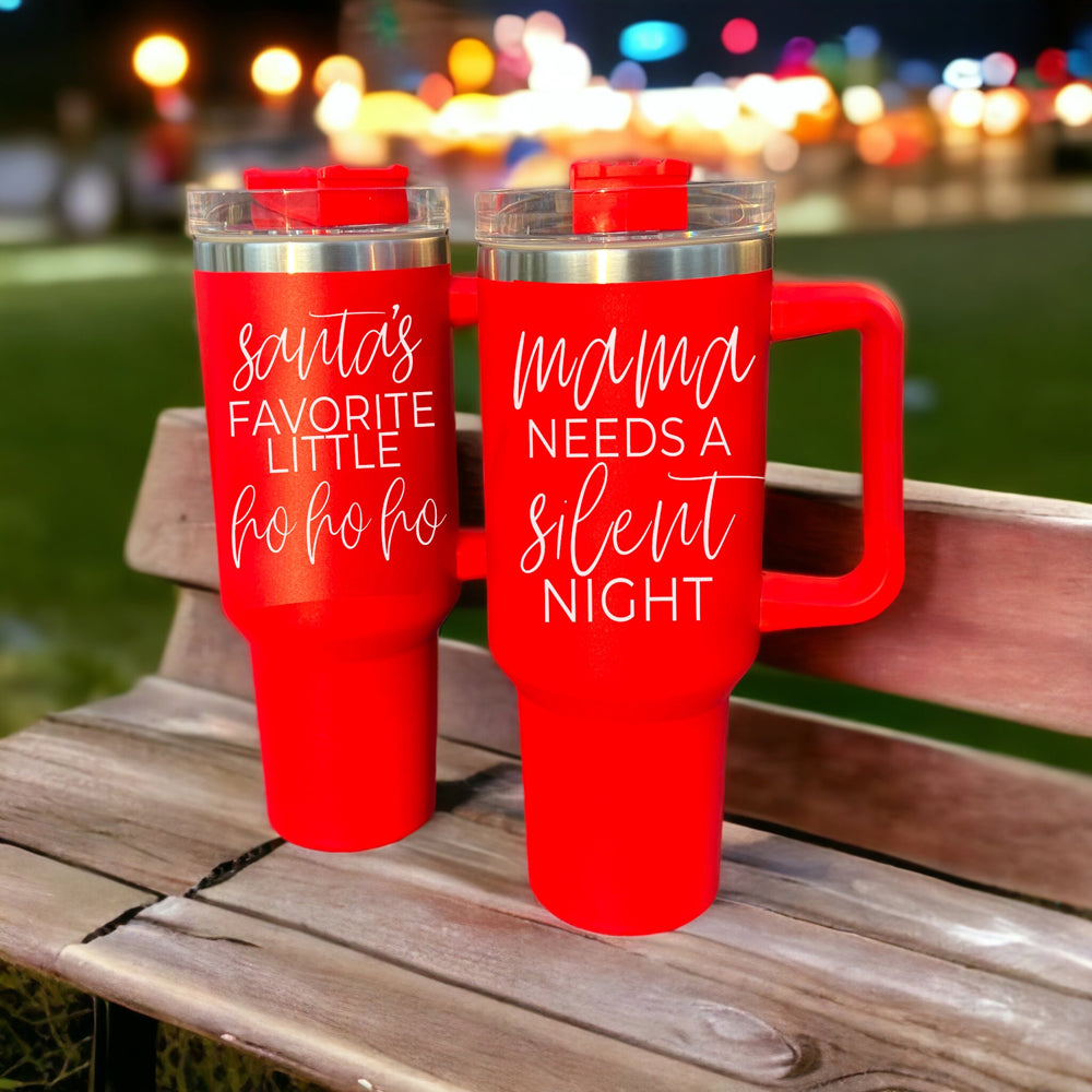 Santa's hoe coffee mugs red
Christmas party tumbler red - Santas favorite little ho ho ho 40oz
Holiday party gift tumbler red
Christmas party favor tumbler 40oz red
Holiday gathering tumbler Christmas
Christmas celebration tumbler red 40oz