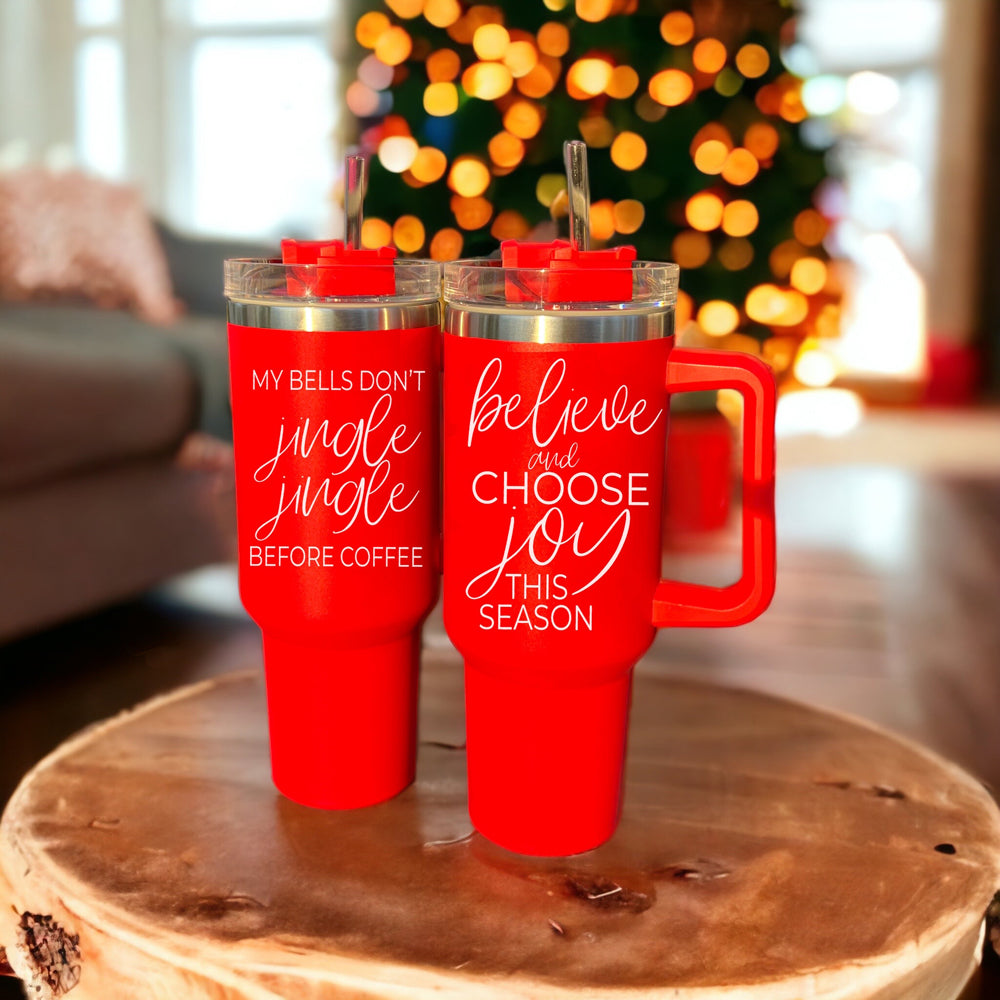 Christmas Coffee Cups with Lids Funny
