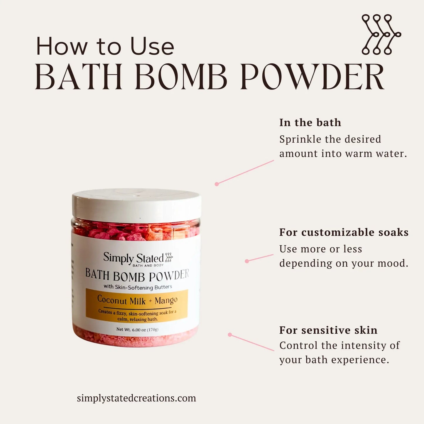 Signature Bath Bomb in a Jar