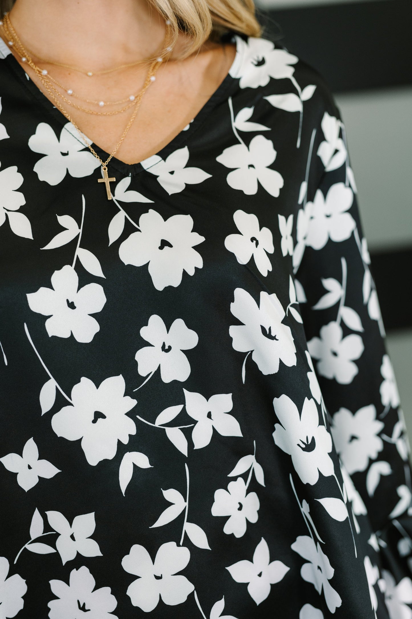 Time and Time Again Floral Blouse