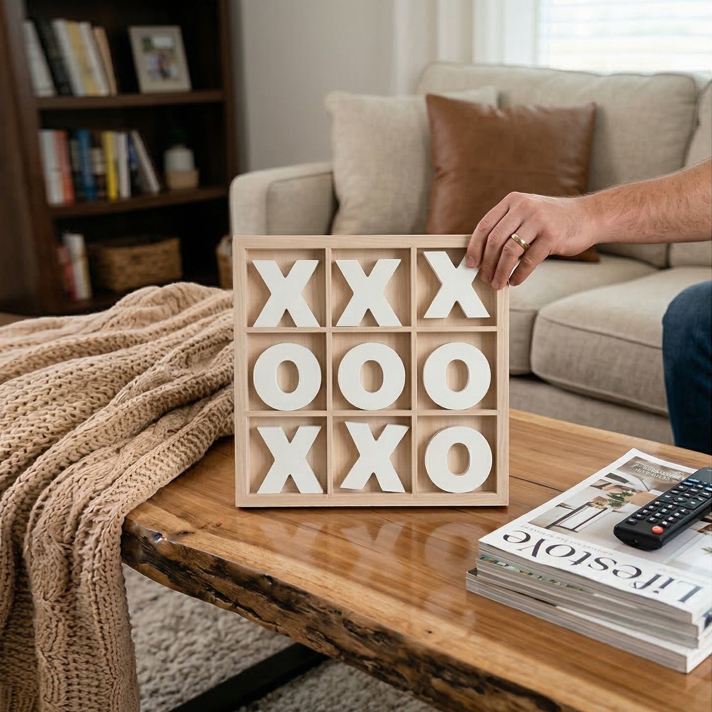 Rustic Tic Tac Toe
