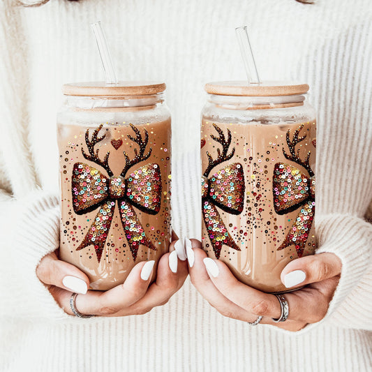 Sequin Bow Antlers