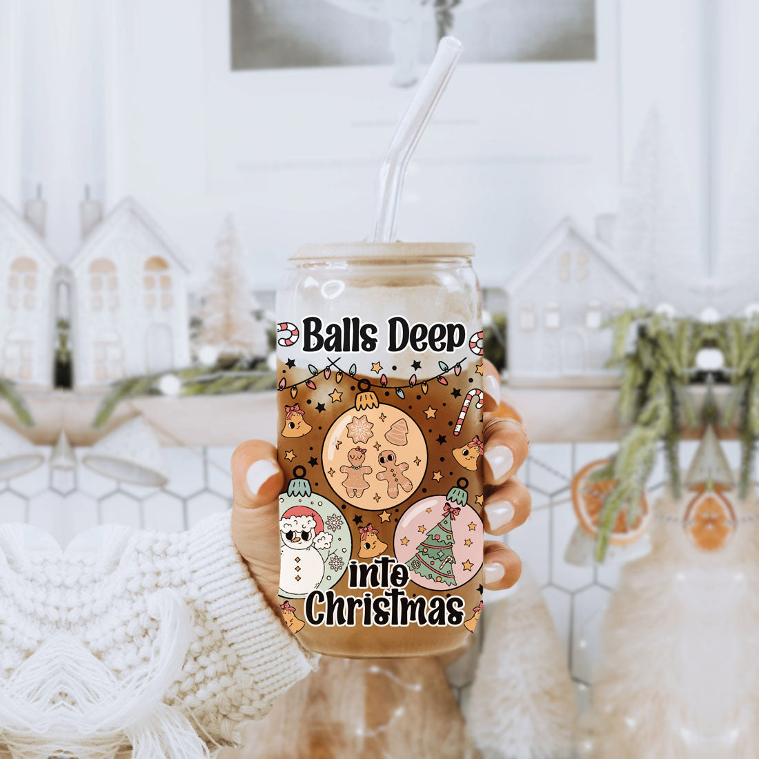 Balls deep into Christmas Glass Cups with straw
Funny Christmas Mug
Funny Christmas coffee mug gift
Funny Christmas coffee mug ideas