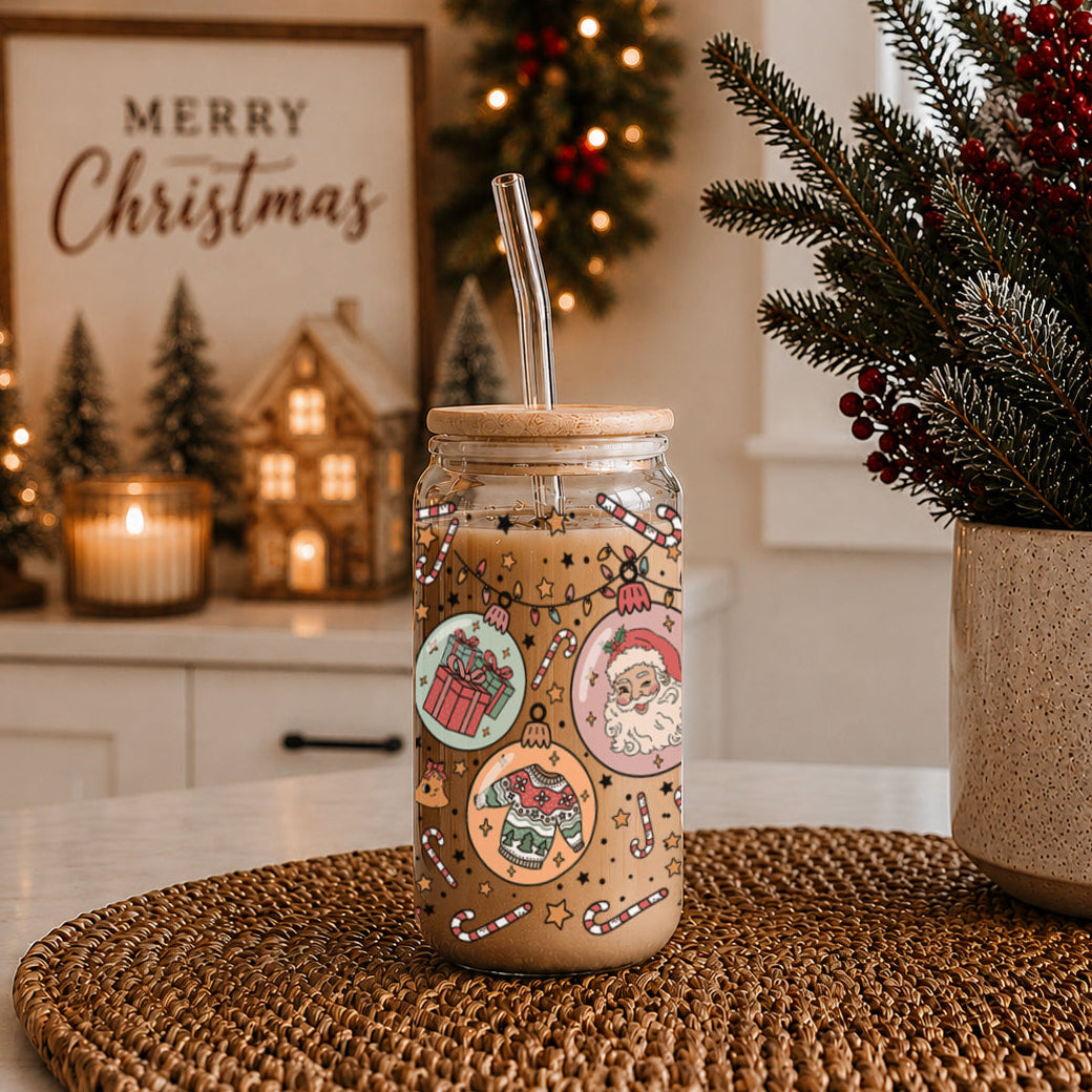 Christmas Cups Wholesale
pastel christmas tree
green christmas tree with pink decorations
pink green christmas gifts
pink green christmas decorations
christmas glass cup with lid and straw