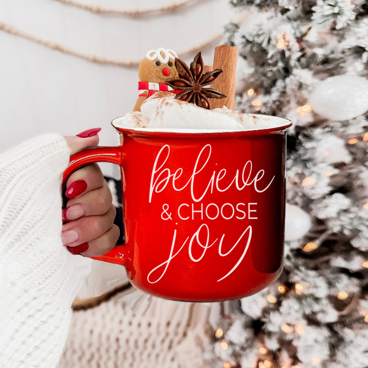 Believe & Joy Mug