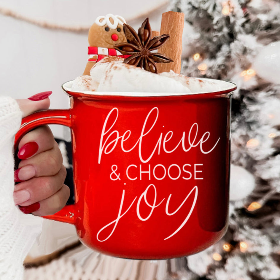 Believe & Joy Mug