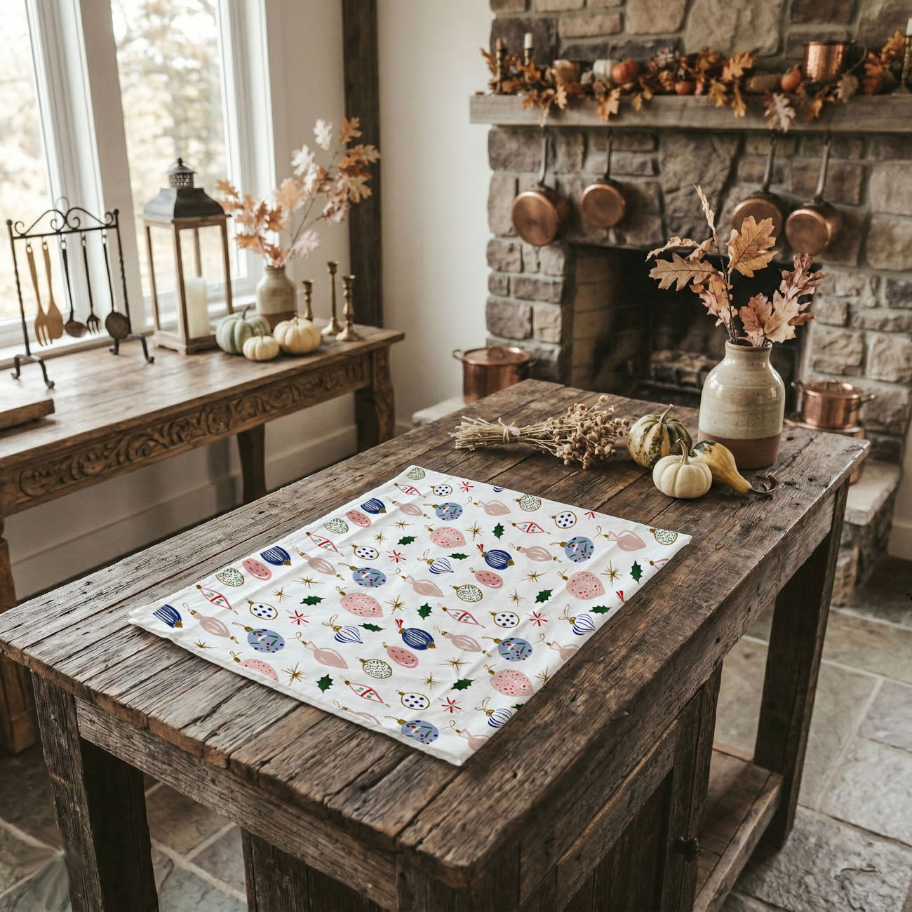 kitchen towel for christmas cookie decorating setup
holiday baking flat lay kitchen towel ornaments
rustic farmhouse christmas kitchen towel decor
modern farmhouse christmas kitchen accessories towel