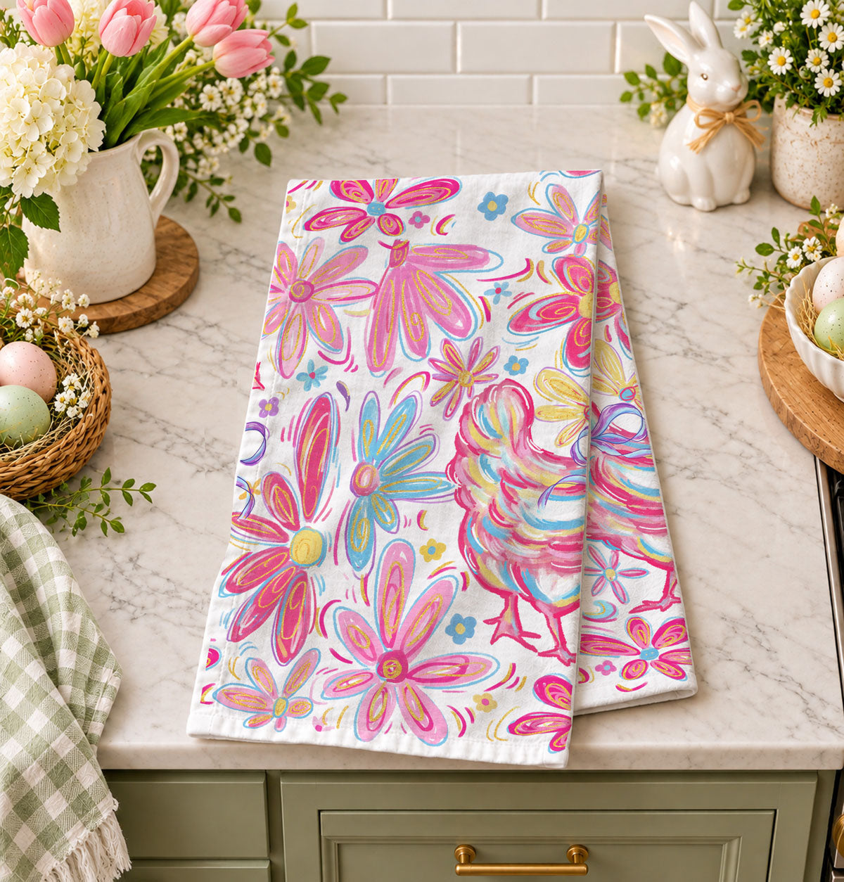 Floral Boho Chicken