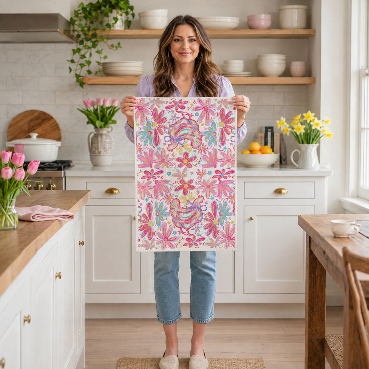 Floral Boho Chicken