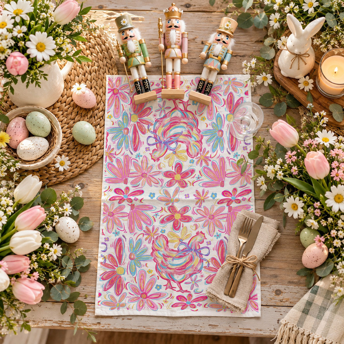 Floral Boho Chicken