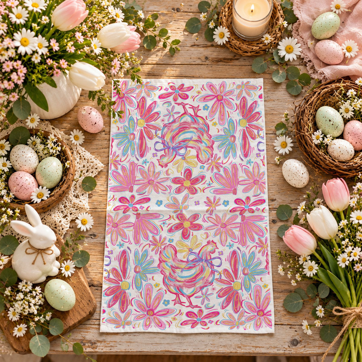 Floral Boho Chicken