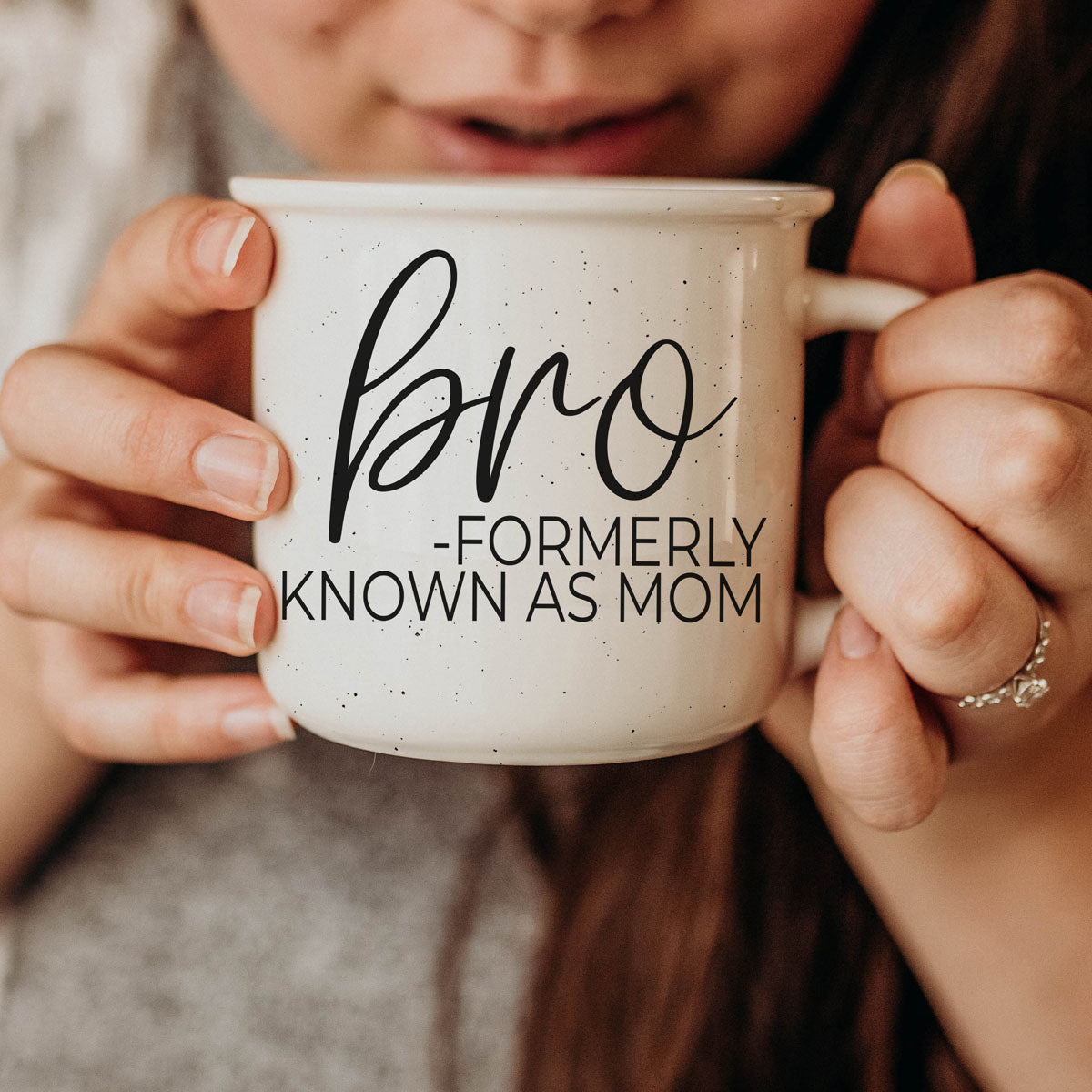 coffee mug for sideline soccer mom
humorous mug from son on Mother’s Day
boy mom novelty cup for everyday use
trendy quote mug for millennial moms
cute but sassy mug for mama of boys
mom appreciation gift mug mothers day bro formerly known as mom