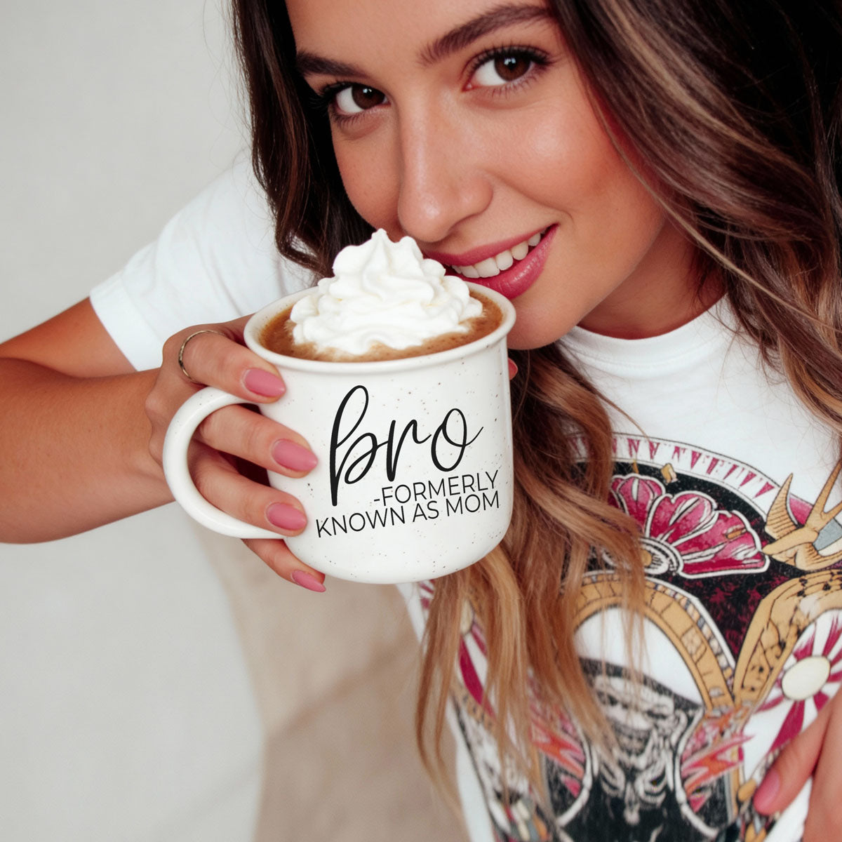 motherhood humor mug for moms of boys
neutral ceramic mug for sports moms
gift mug for mom of teenage son
coffee mug for mom with gamer boy
“bro” joke mug for cool moms
relatable boy mom quote coffee cup
funny mug about sons growing up