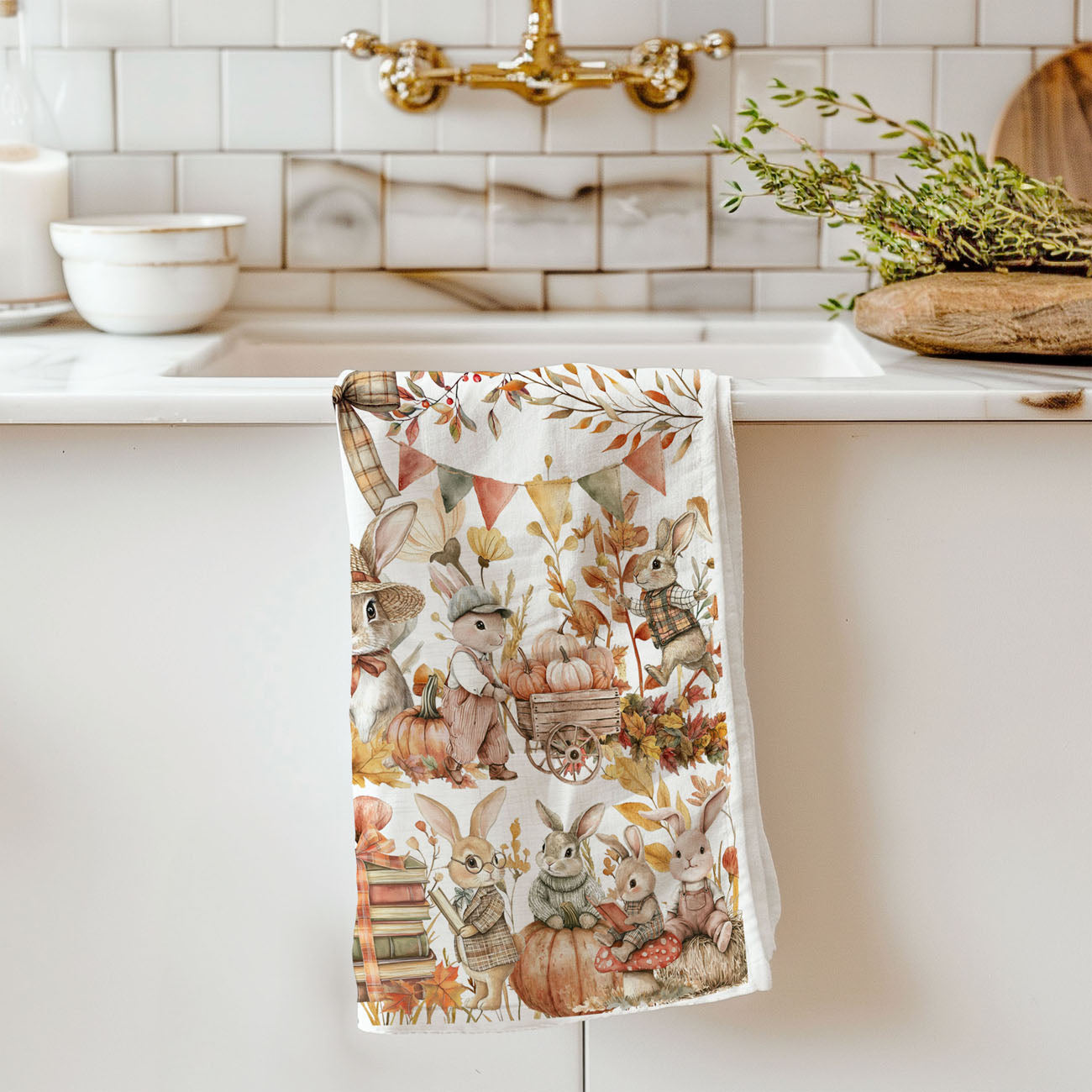 whimsical bunny harvest kitchen towel for autumn baking
fall woodland animals kitchen towel with rabbits and pumpkins
bunny riding bicycle with pumpkins fall tea towel
adorable rabbit holding pumpkin mug fall kitchen towel
autumn bunny hostess gift cotton kitchen towel
fall farmhouse kitchen decor with bunny flour sack towel
cute bunny and pumpkin thanksgiving hand towel
autumn leaves and rabbits print fall dish towel