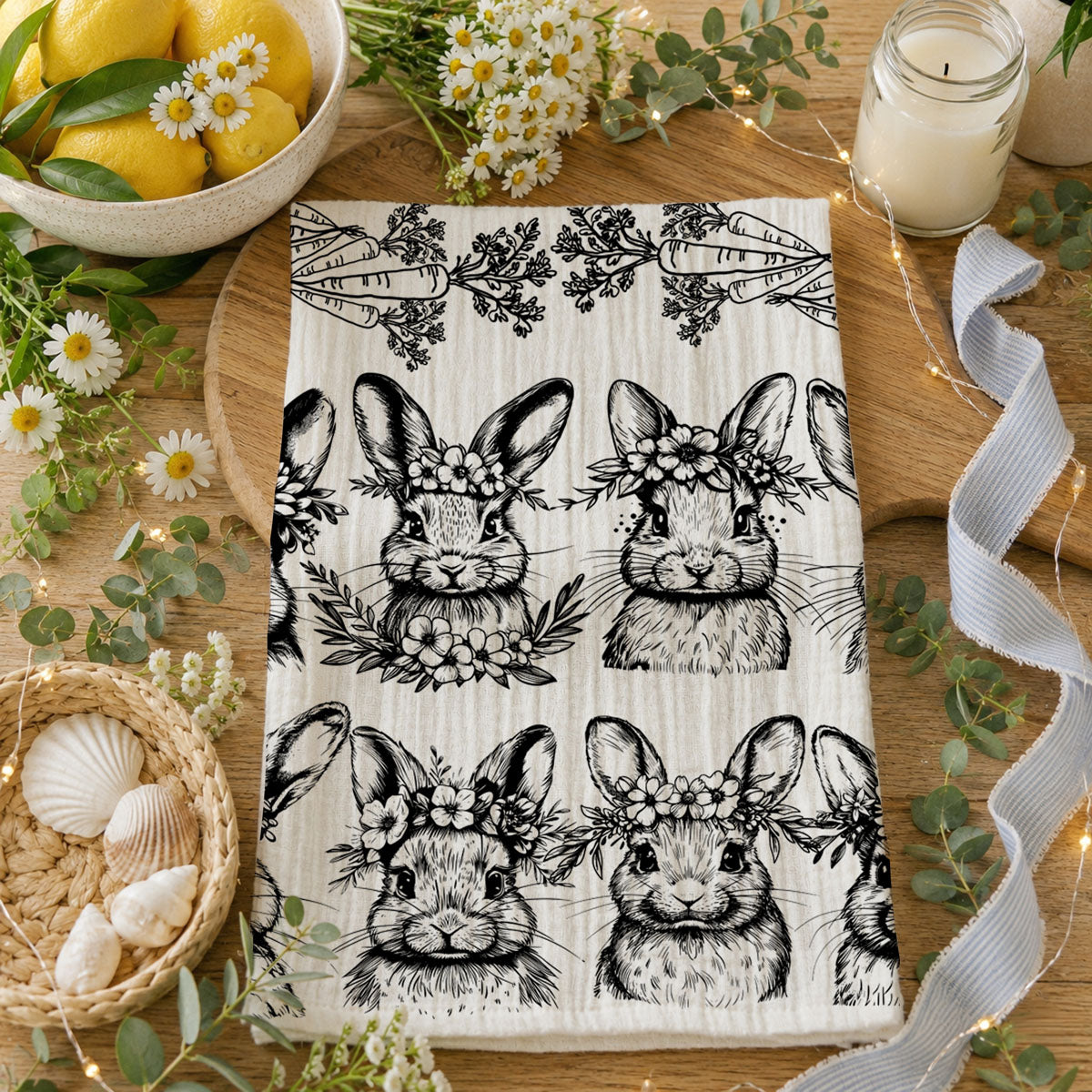 B&W Bunnies