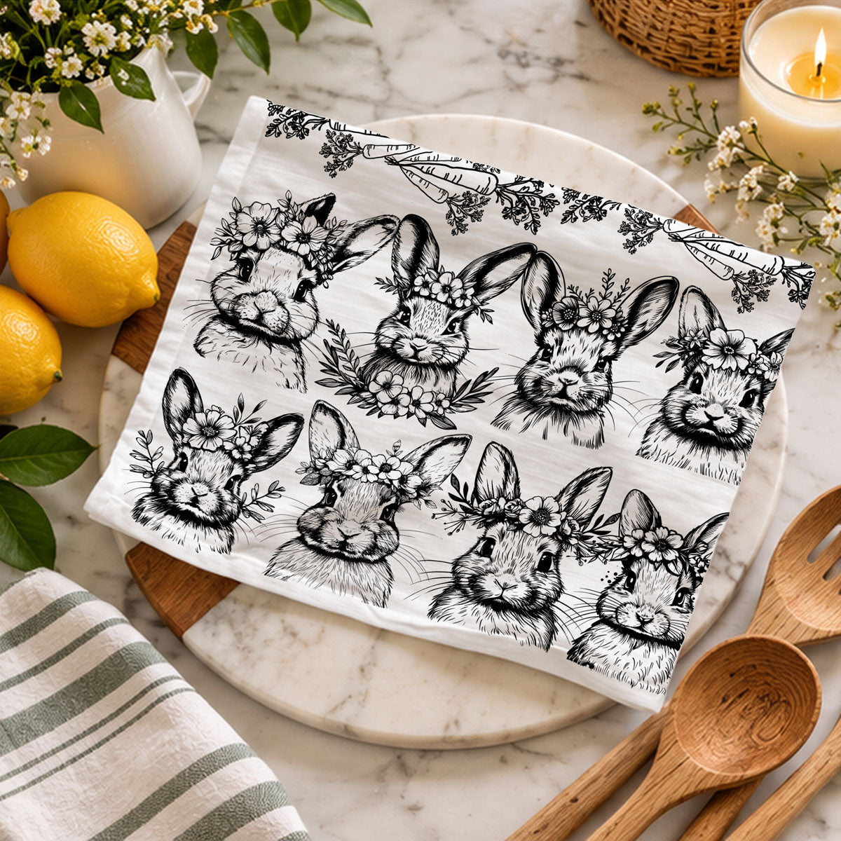 B&W Bunnies