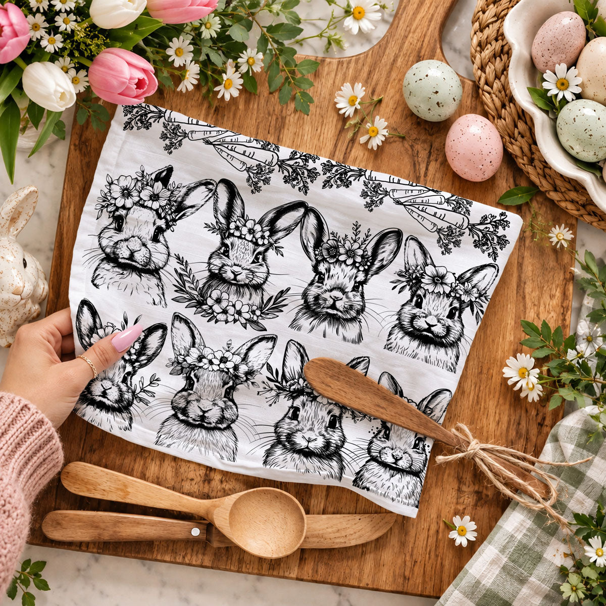 B&W Bunnies