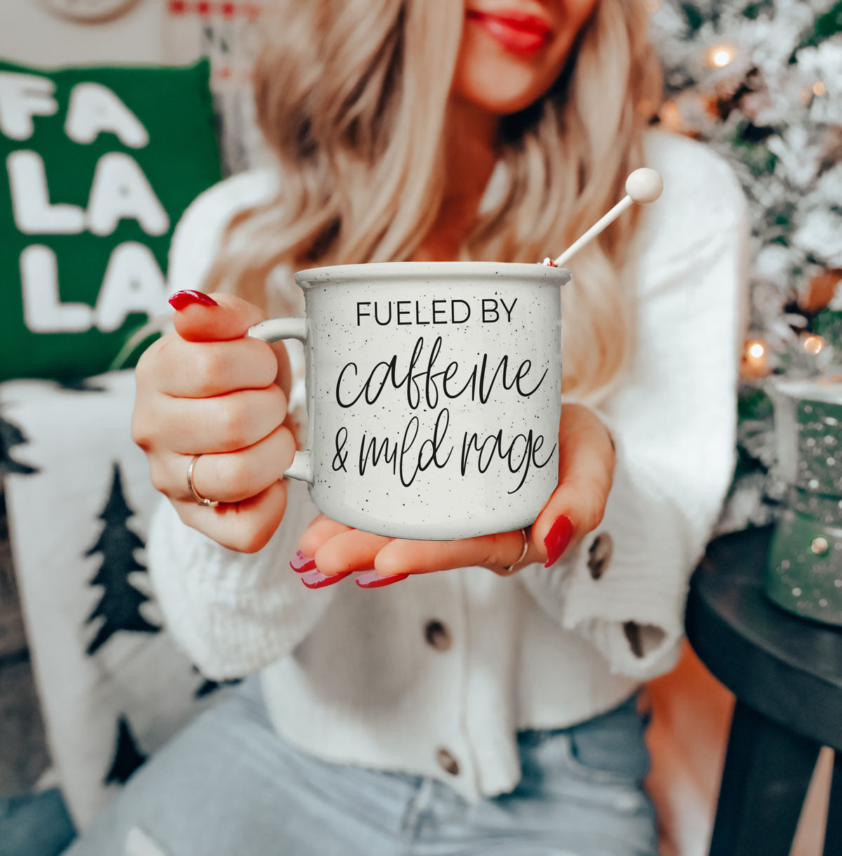 mug for caffeine powered customer service workers
photo of ceramic mug with bold script message
playful mug for people who vent with humor
funny ceramic cup for daily caffeine routine
coffee lover gift mug for birthdays or holidays
sarcastic everyday mug for busy multitaskers