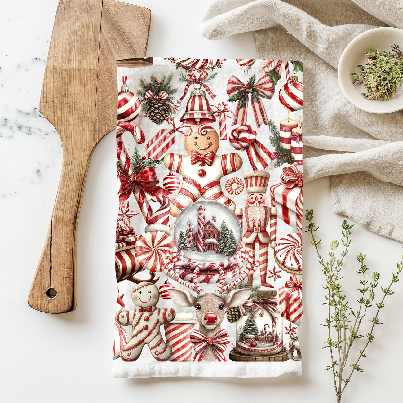 eye catching christmas kitchen towel festive holiday statement
rustic christmas kitchen towel candy cane farmhouse decor
farmhouse holiday kitchen towel red white festive accents
country christmas decor kitchen towel peppermint theme