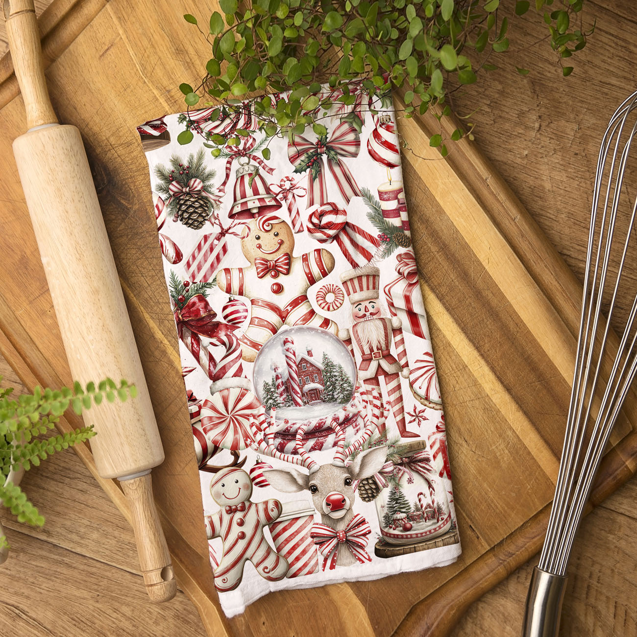 decorative print christmas towel candy cane kitchen decor
snowman gingerbread christmas kitchen towel festive decor
reindeer candy cane holiday kitchen towel cute christmas design
nutcracker candy cane christmas towel festive decor