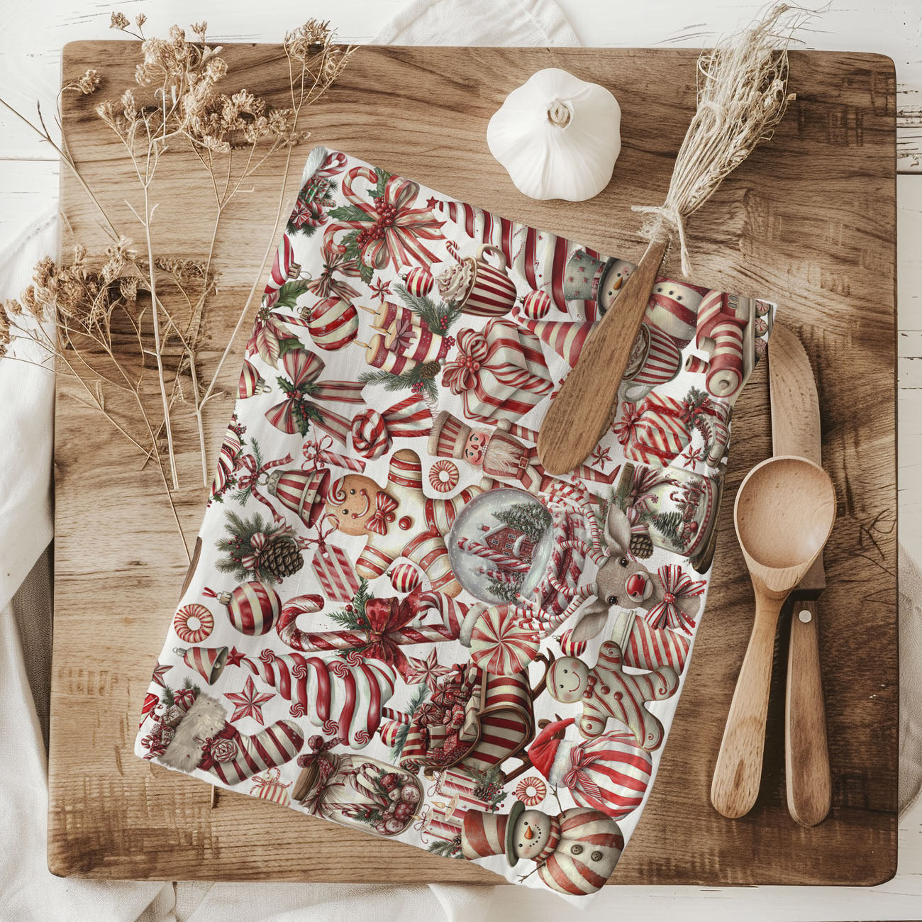 cute candy cane christmas kitchen towel for holiday decor
peppermint themed christmas dish towel for festive kitchen styling
gingerbread and candy cane holiday kitchen towel gift for women
red and white christmas kitchen towel for baking and decorating
sweet themed christmas dish towel for cozy holiday kitchens