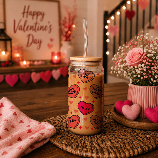 Funny Candy Hearts 20oz