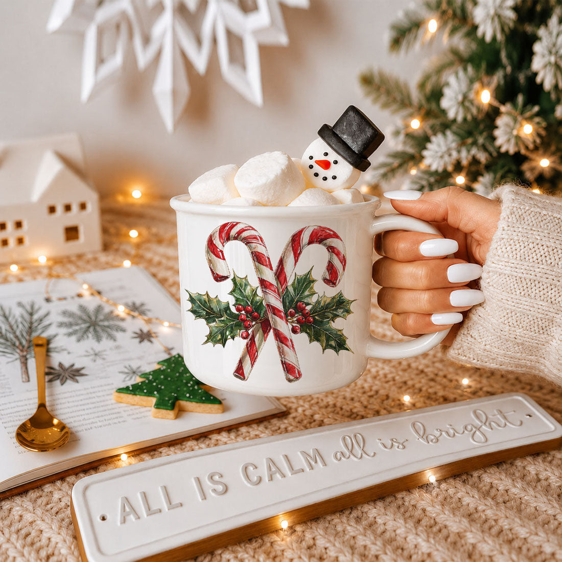 Christmas coffee mug with festive holiday art
Candy cane ceramic mug for holiday gift shops
Christmas mug with seasonal red and white illustration
Candy cane mug for holiday home accents
Holiday coffee mug with peppermint Christmas design
Candy cane mug for festive tabletop decor
Christmas mug with candy cane floral look
Candy cane mug with holly berry artwork
Candy cane holiday mug for cheerful winter decor
Christmas mug for peppermint themed decor