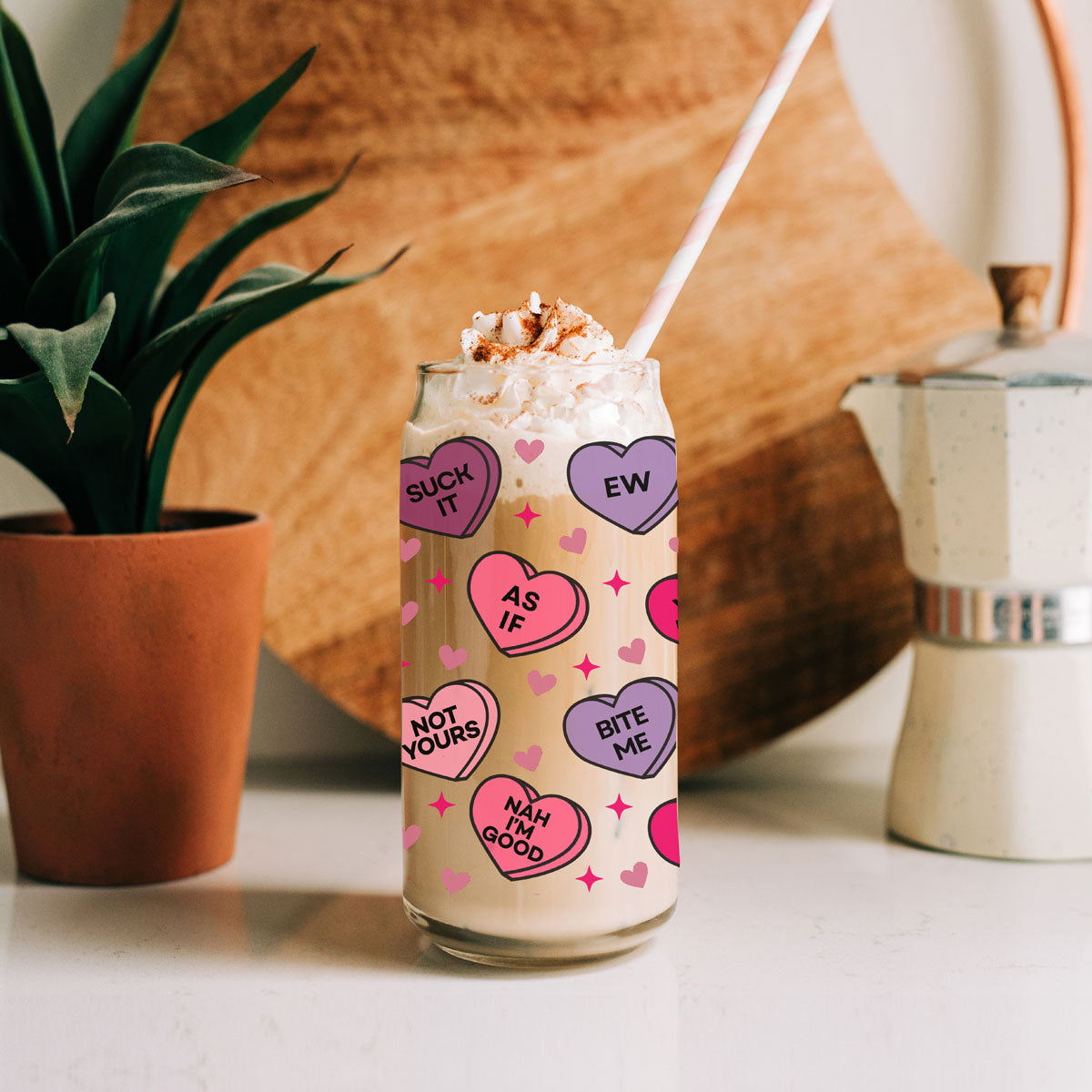 Funny Candy Hearts 20oz