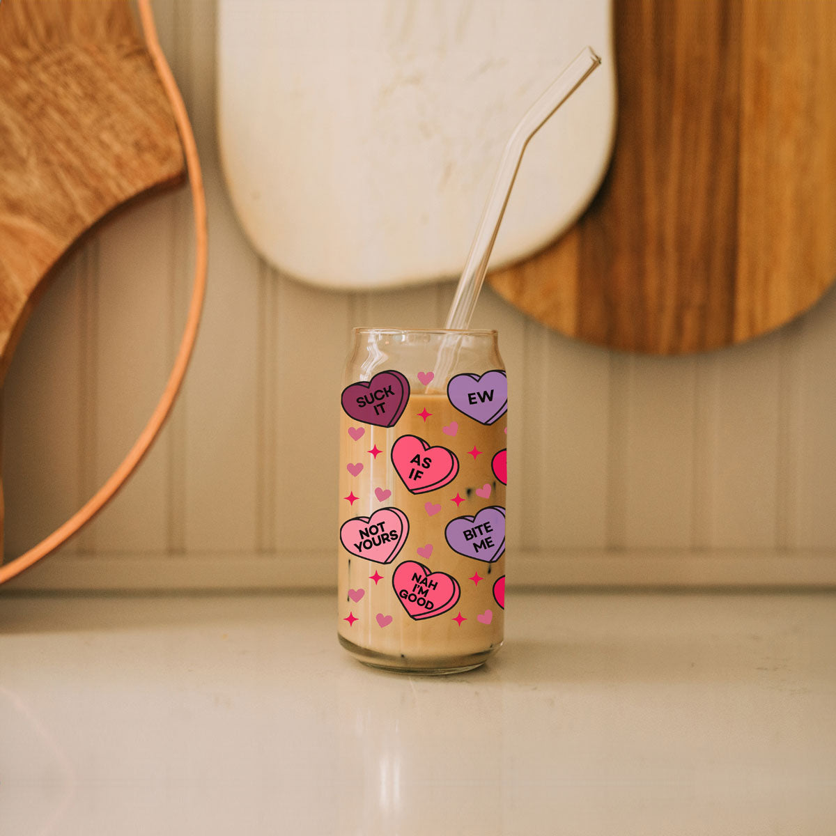 Funny Candy Hearts 20oz