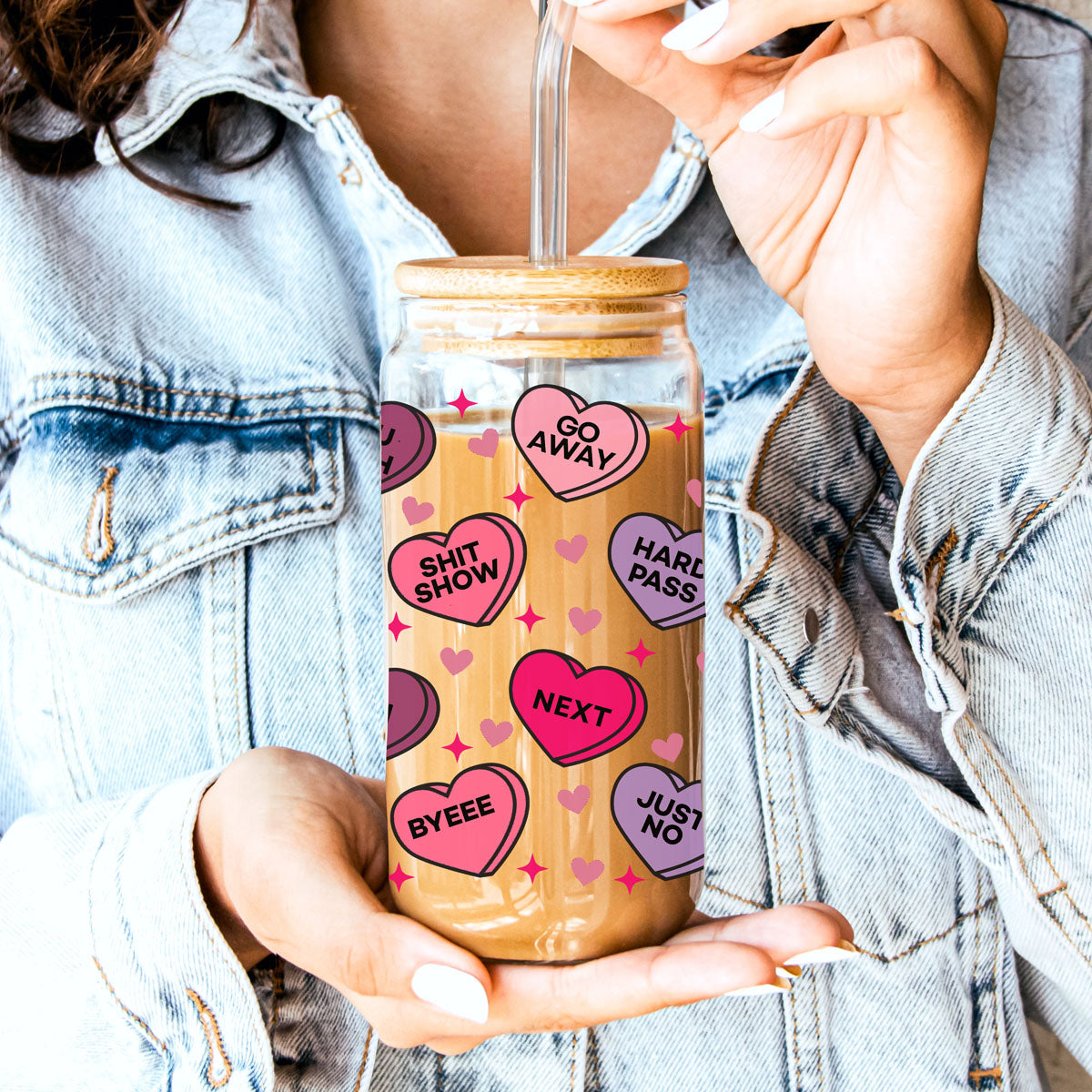 Funny Candy Hearts 20oz