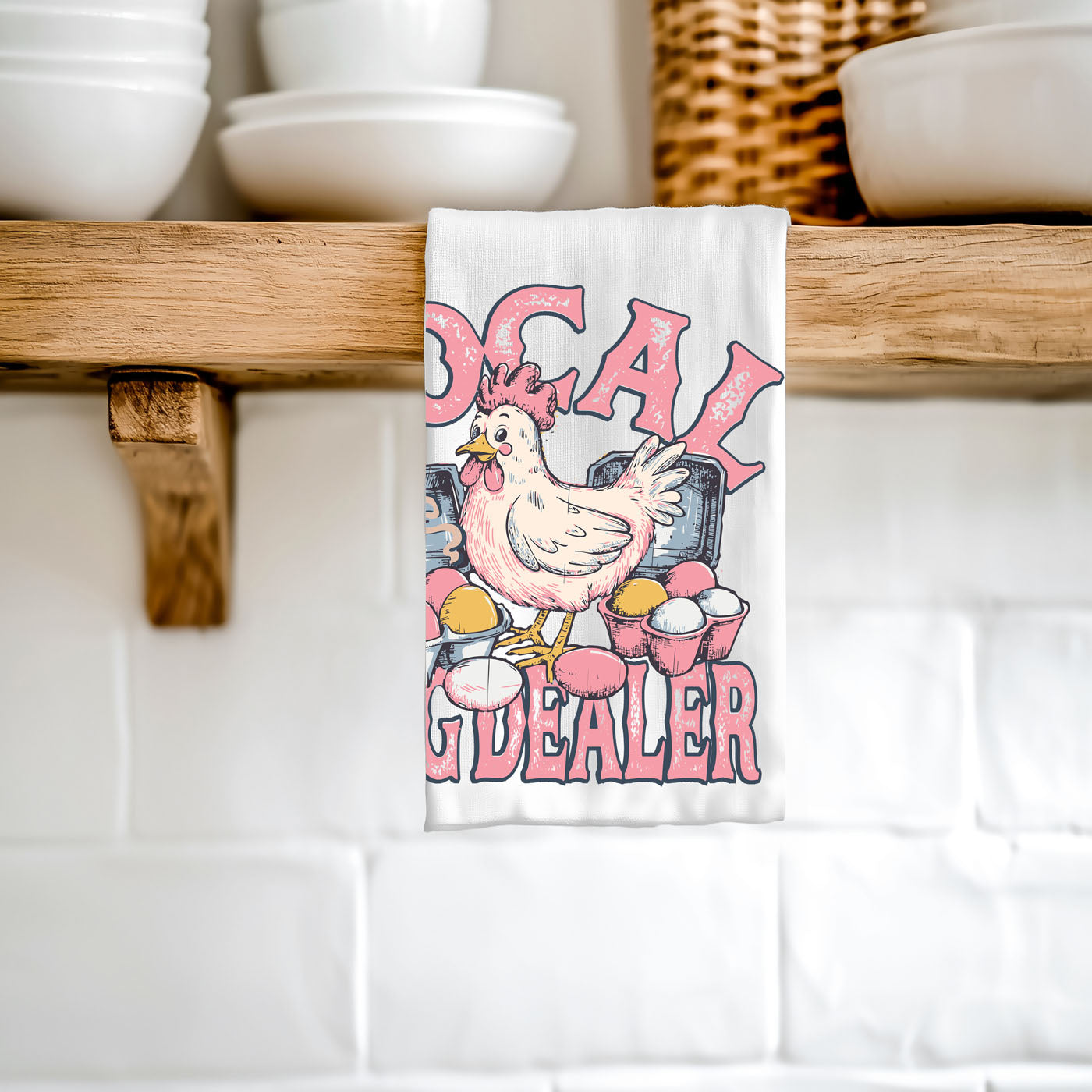 Rustic humor kitchen towel chicken egg dealer farm
Vintage farmhouse Easter towel chicken eggs funny
Modern farm humor kitchen towel chicken egg dealer
Country cottage Easter towel chicken eggs spring