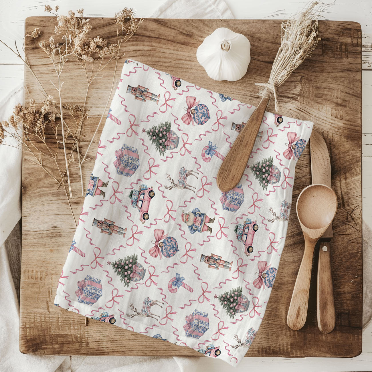 coastal christmas decor pink blue kitchen towel aesthetic
chic holiday kitchen decor chinoiserie tea towel styling
christmas table decor chinoiserie towel accent
refined christmas home decor kitchen towel pink blue
styled holiday kitchen countertop chinoiserie towel
designer christmas kitchen decor chinoiserie aesthetic towel