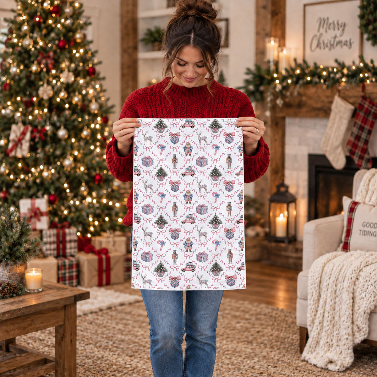 classic southern christmas kitchen towel chinoiserie decor
elegant feminine christmas kitchen towel pink and blue
luxury holiday kitchen decor chinoiserie style towel
timeless christmas decor kitchen towel pastel chinoiserie
high end christmas kitchen styling chinoiserie tea towel