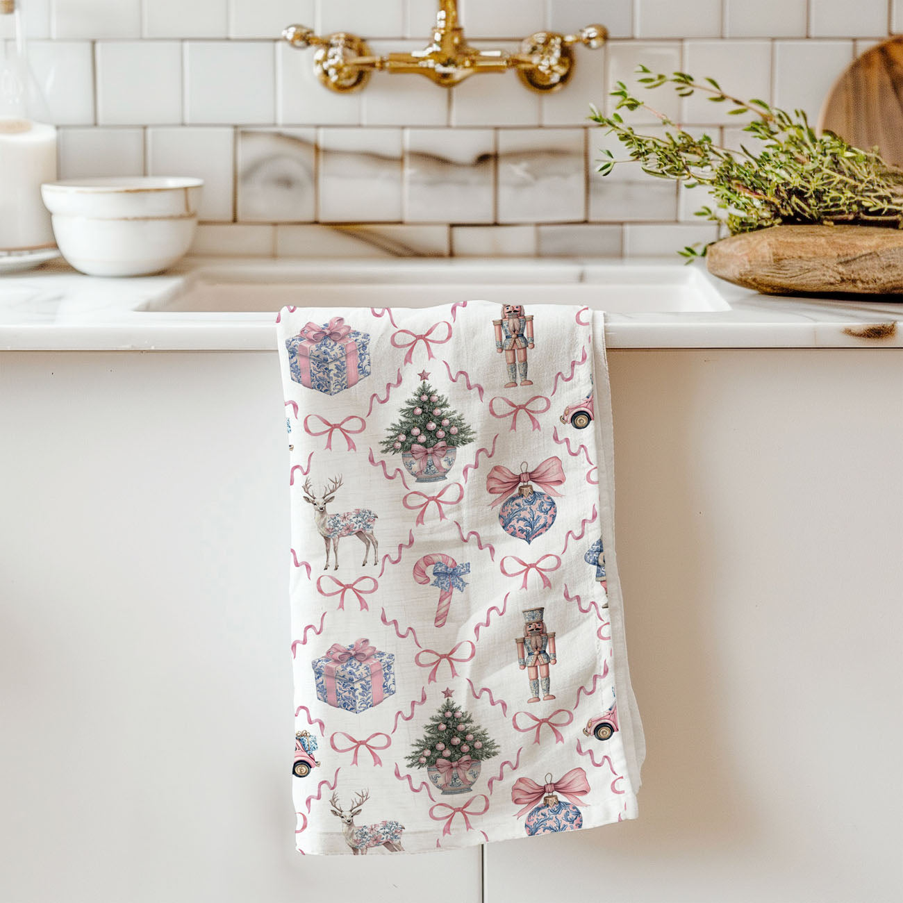 holiday home refresh kitchen towel pink blue aesthetic
decorating small kitchen for christmas pink blue towel
holiday kitchen decor inspiration chinoiserie style towel
creative christmas kitchen decor ideas pastel towel
holiday kitchen styling tips with decorative tea towels