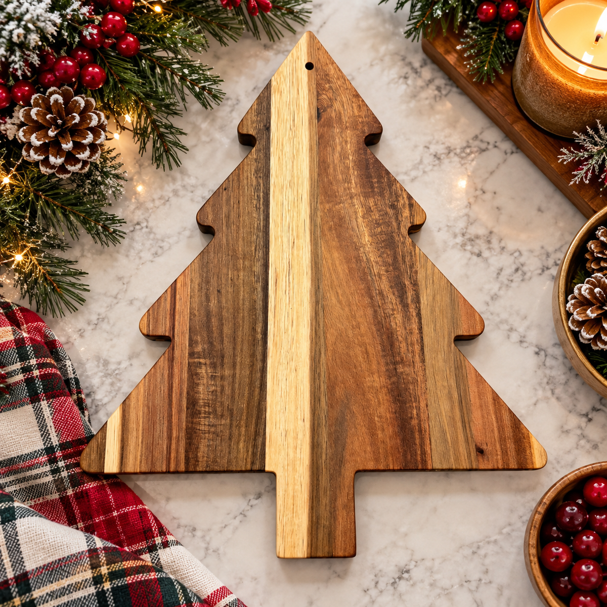 Christmas gift for charcuterie lovers featuring a tree-shaped acacia wood board
Unique Christmas gift for women who love home décor and entertaining
Wooden Christmas tree charcuterie board gift for holiday hosts
Christmas hostess gift made from natural acacia wood
Holiday gift for home cooks and kitchen décor lovers
Christmas gift idea for moms who love festive entertaining
