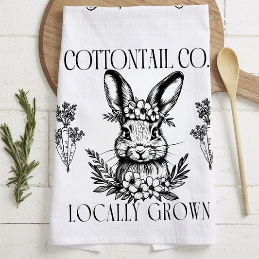 vintage easter rabbit tea towel
farmhouse carrot and bunny towel
monochrome easter kitchen decor towel
rustic spring bunny flour sack towel
farmhouse spring easter kitchen towel
rustic easter bunny towel neutral decor