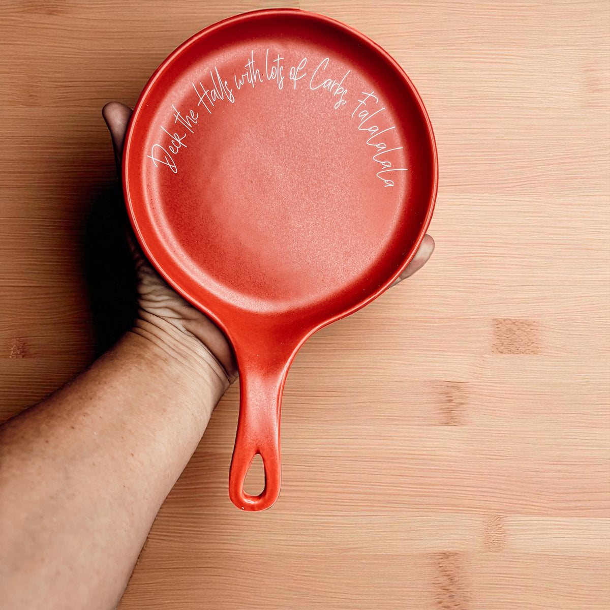 Red Christmas spoon rest with wooden spoon – funny holiday kitchen gift
Unique Christmas kitchen decor – red ceramic spoon rest with spoon