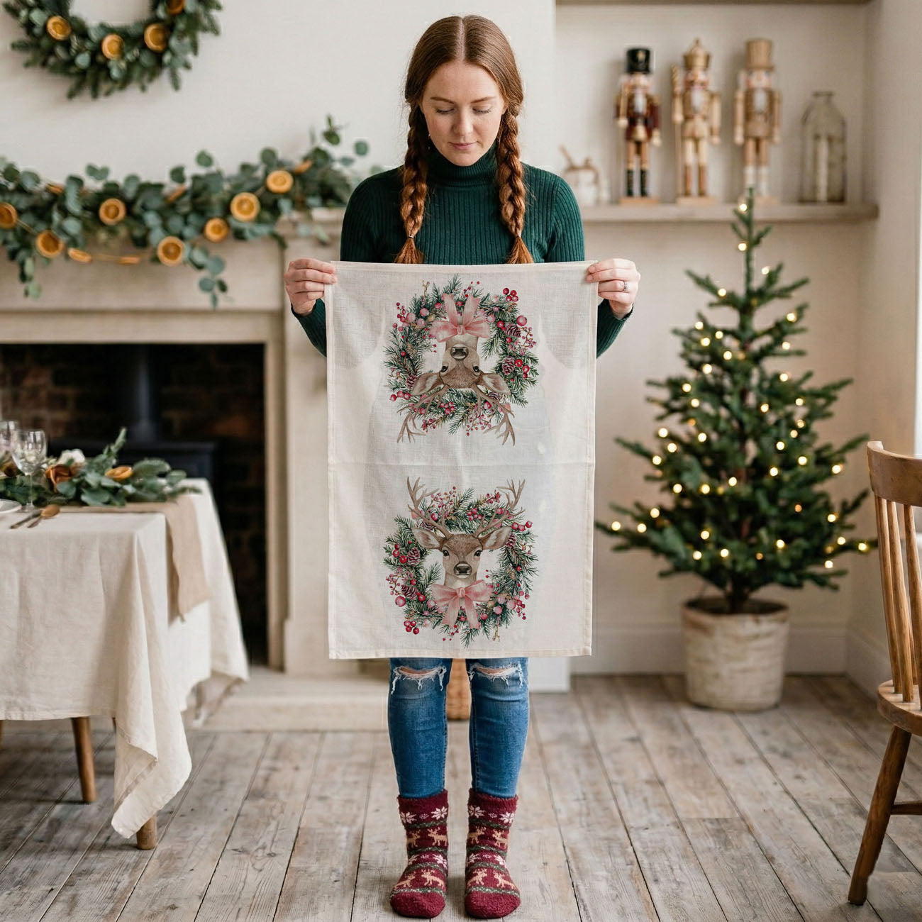 best christmas gifts for moms kitchen towel deer
gift for farmhouse decor lovers christmas towel
unique christmas gift idea deer kitchen towel
cute but useful christmas gift kitchen towel
holiday hostess gift idea deer wreath towel